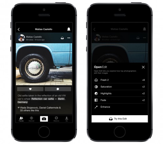 實用嗎？EyeEm 讓用家分享照片編輯過程