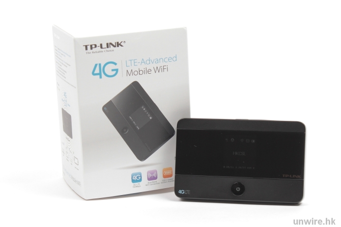 10 小時續航 支援 LTE CAT 4 – TP-LINK M7350 4G LTE Mobile Wi-Fi