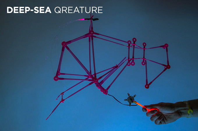 Quirkbot 砌出會動的吸管機械人