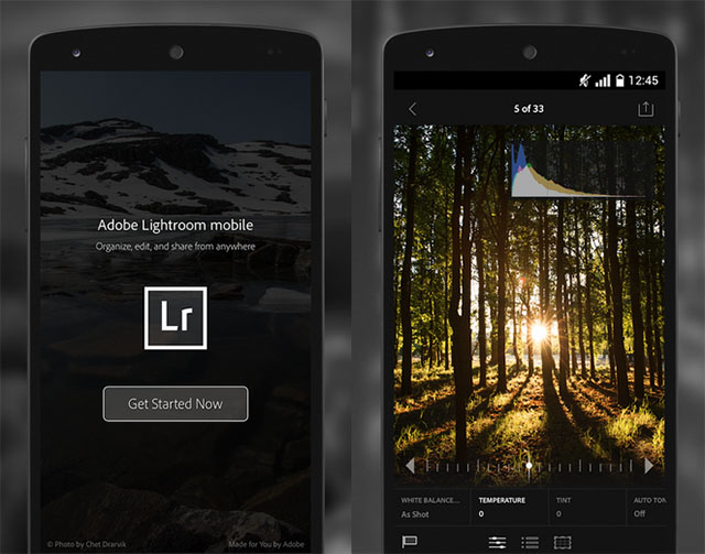 Adobe Lightroom 登陸 Android，但只有手機版本