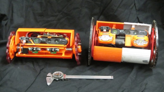 新一代火山機械人體積更細