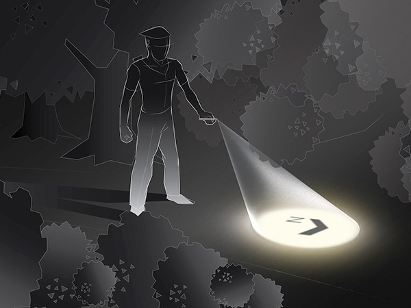 夜行必備！導航電筒二合一