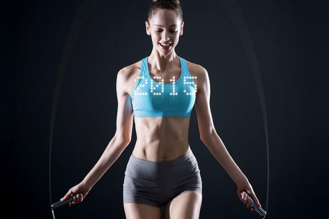 跳繩都玩高科技   LED 燈提示跳繩次數