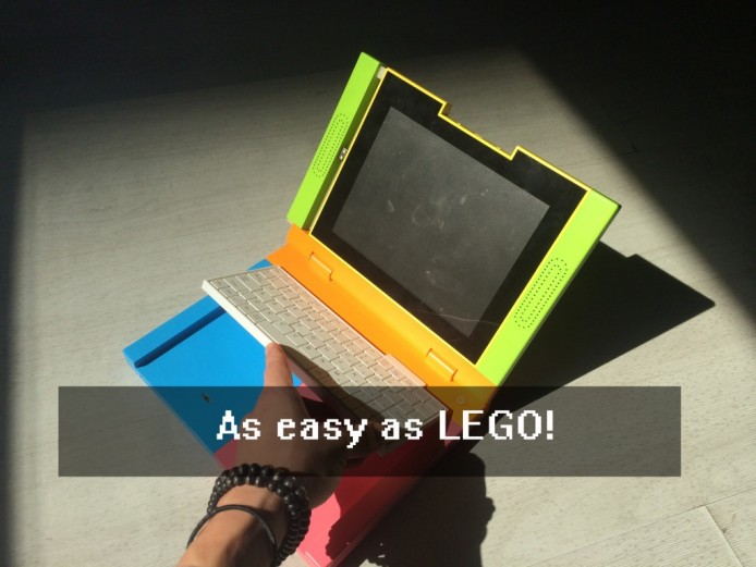 模組式 Sole 積木筆電   自行裝嵌似足砌 LEGO