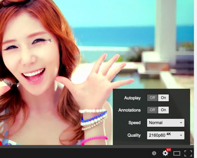 超高解像度！YouTube 推出 4K 60fps 格式