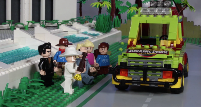 Lego 影片 ! 4 分鐘重現「侏羅紀公園」經典場面