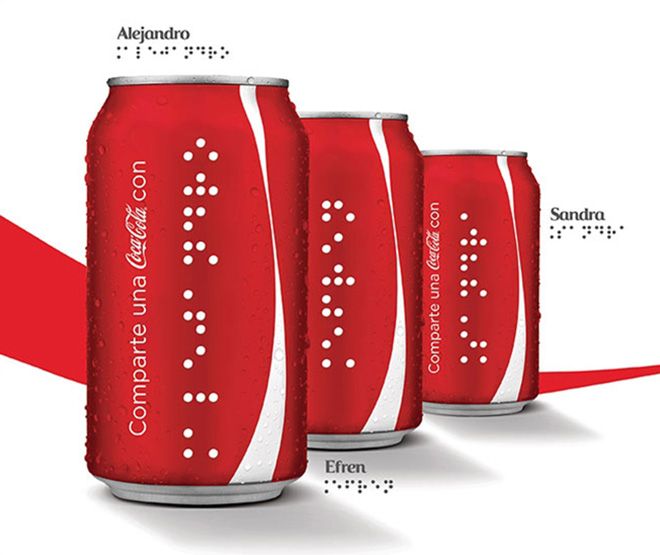 人間有情！「人名可樂罐」推出盲人版