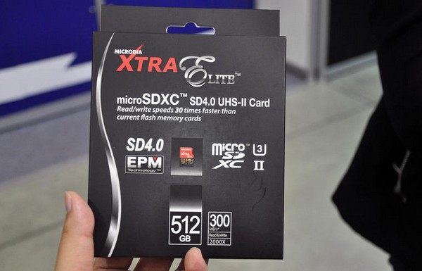 突破極限！Microdia 發表全球首張 512 GB microSD 卡