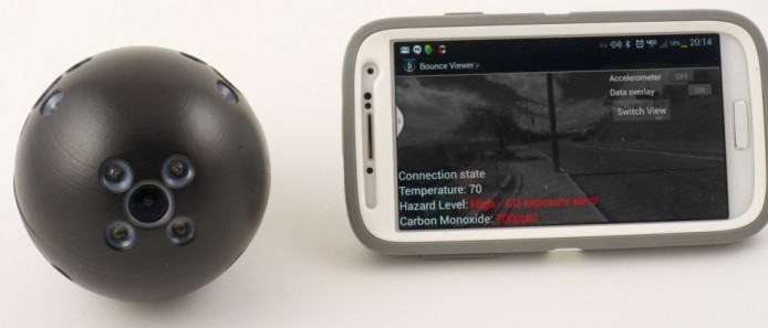 彈彈波全景相機   助警方求援先行探路