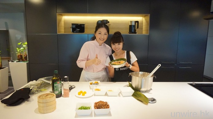 實戰端午節「健康竹葉糯米飯」 ！依莉詩初試用智能蒸爐