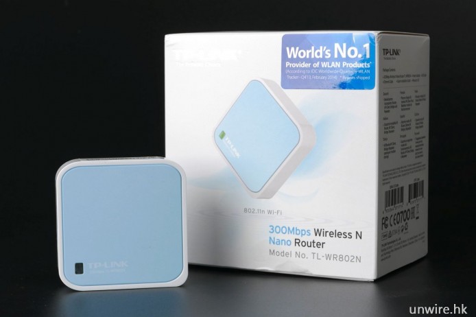 迷你 Size 速度更快！TP-LINK TL-WR802N