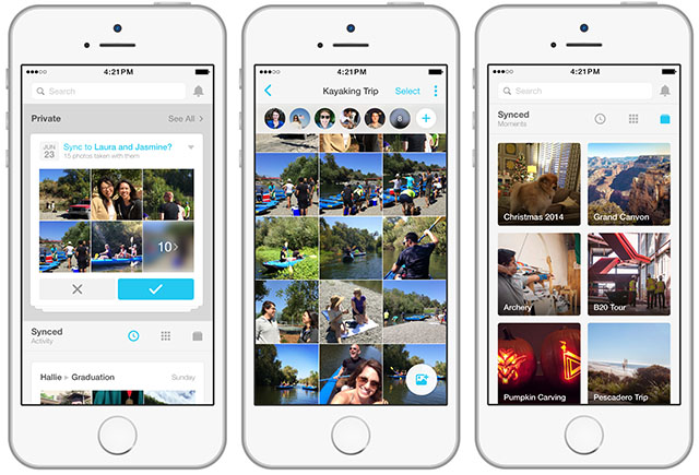 Facebook 新 app Moments ：分享活動相片好幫手