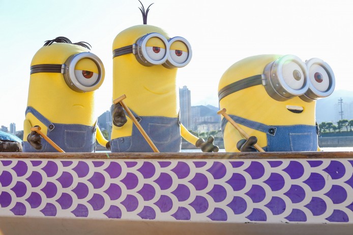 Minions 學人撐龍船？迷你兵登陸 MOKO新世紀廣場 + 新城市廣場