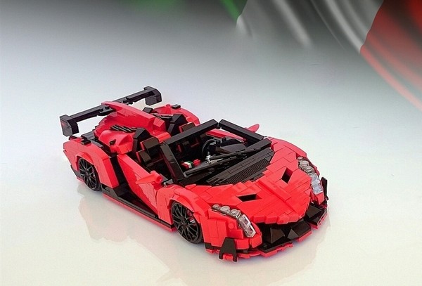 又一超逼真 LEGO 跑車！林寶堅尼 Veneno Roadster 有望成為正式商品