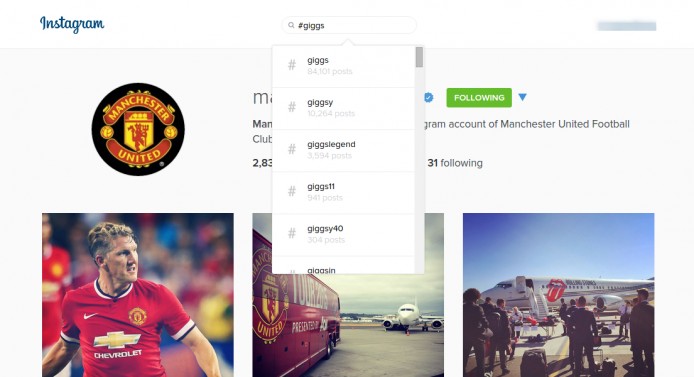 網頁版 Instagram 追加搜尋功能