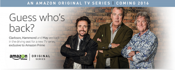 Top Gear 原班人馬出擊！Amazon 推網上汽車節目