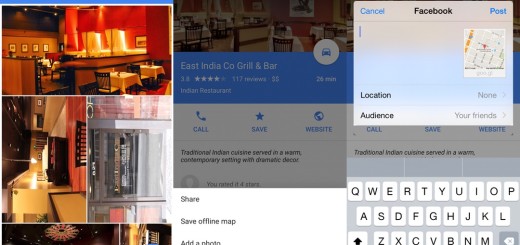 iOS 版 Google 地圖終於支援 Facebook 分享