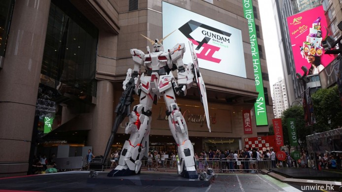 獨角獸高達正式揭幕！高達展全面睇