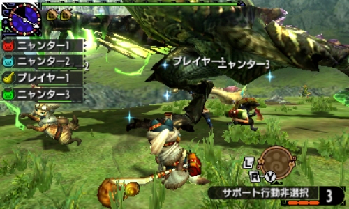 不再做隨從！《Monster Hunter Cross》玩家將可親身控制艾露貓出戰