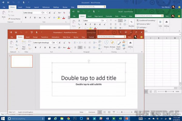 Windows 10 專用 Microsoft Office 2016 下週推出