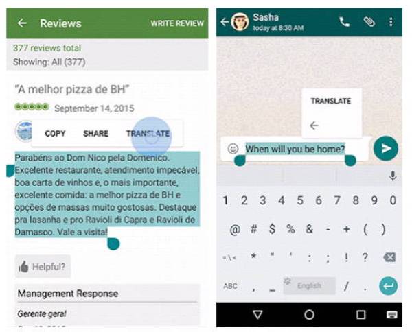 無需再彈出彈入！Google Translate 終於可在其他 App 內直接進行翻譯