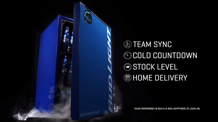 智能 Bud-E 雪櫃提醒用戶買啤酒