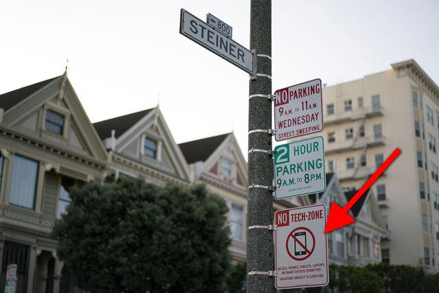 用手機要罰款？三藩市藝術家訂立 No Tech Zone