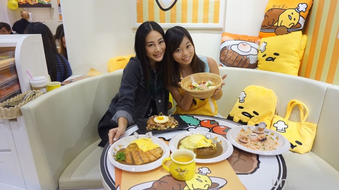 蛋黃哥接棒做店長！柏力芝 X 依莉詩 親試一田 Gudetama Café