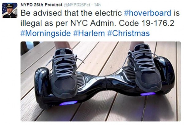 紐約警方 Twitter 公告禁用電動滑板車