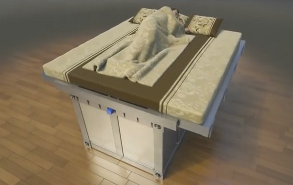 瞓緊覺都唔驚！「地震救生床」啟動後即可變密室保性命