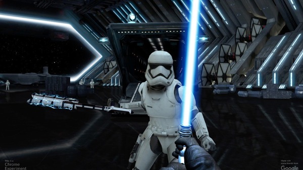 Google Chrome 新搞作！將手機變成激光劍玩《Star Wars》體感小遊戲