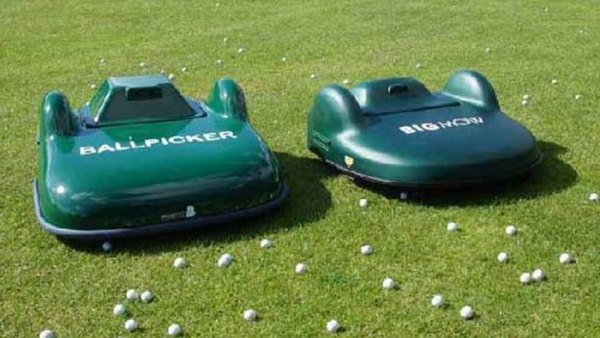 執波發達之路被封！Ball Picker 高爾夫球回收機械人全自動搞掂