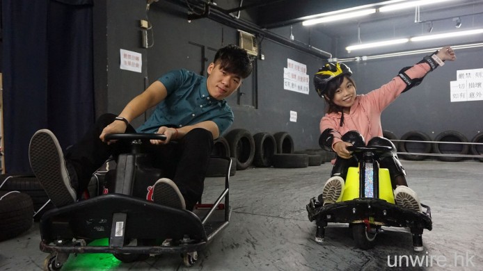 工廈玩飄移！Unwire 員工試玩室內試車場