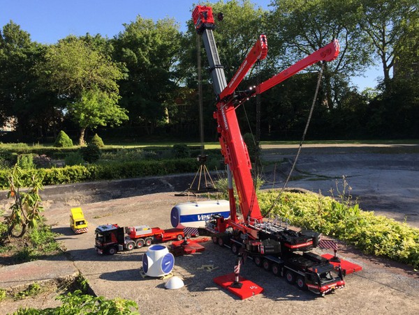 【有片睇】全遙控吊臂可伸至 2 米高！海外高手自製 LEGO Liebherr LTM 11200 吊雞車