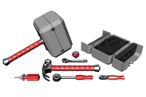 超級英雄變身維修員？雷神大鎚工具箱外型超獨特