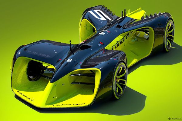 無需再靠車手！Formula E 最快明年舉行 Roborace 無人電動車賽事