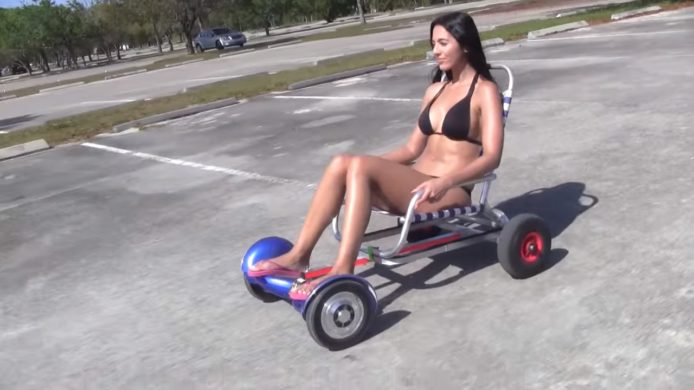 電動平衡車改裝變高卡車