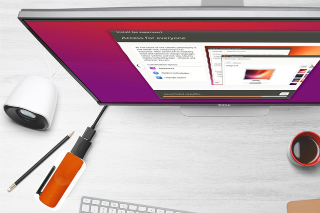 Ubuntu 手指電腦   插電視即時用得