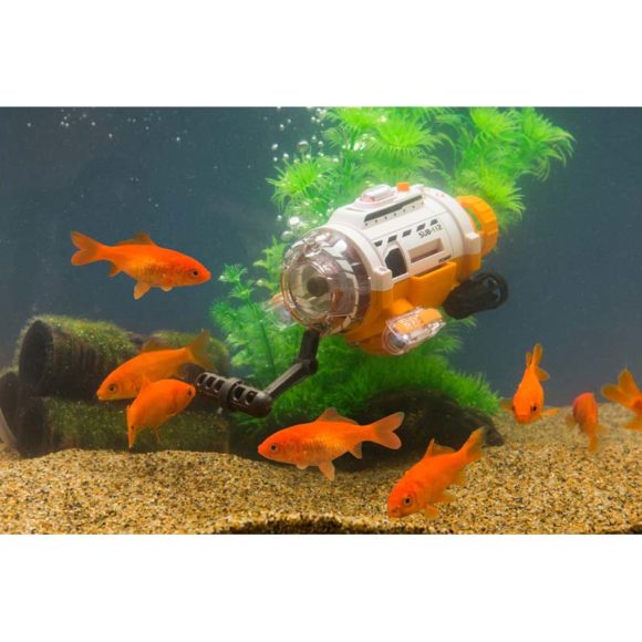 【有片睇】放係自己魚缸同魚魚玩！Bandai 推出迷你潛水艇有 Cam 及魚糧器