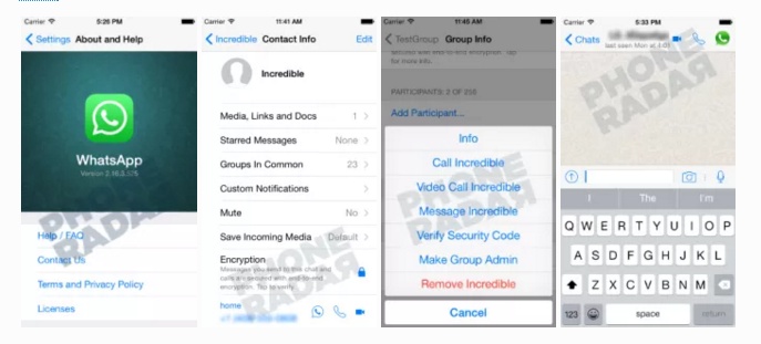 新截圖爆 WhatsApp 將加入視像通話功能