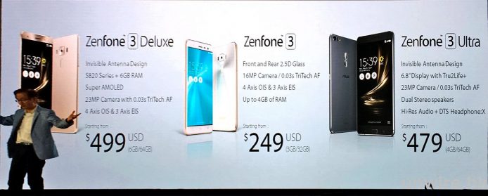 $2,400 有找！ASUS 推出 Zenfone 3 系列
