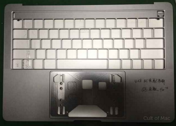 新 MacBook Pro 機殼圖曝光！四個 USB-C 插口、全新觸控式功能鍵