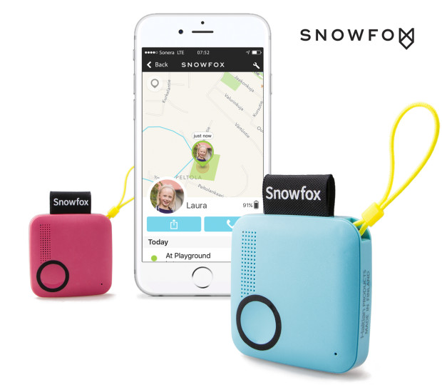 芬蘭研發 Snowfox 兒童追蹤器電話