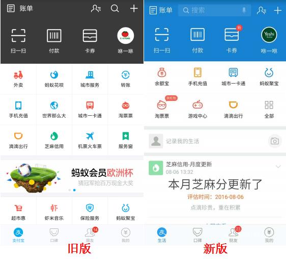 撈過界！中國支付寶更新之後變成社交平台