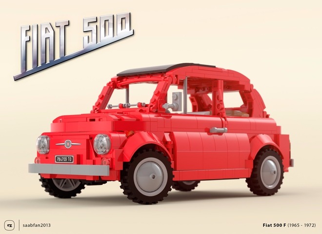 經典重現    Fiat 500 變身 LEGO Ideas 項目