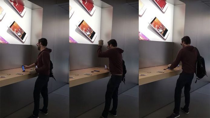 法國 Hater 闖入 Apple Store 瘋狂破壞