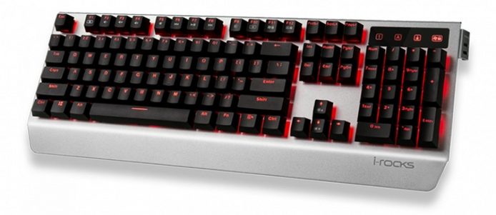 全背光金屬電競機械鍵盤 I-Rocks K60M