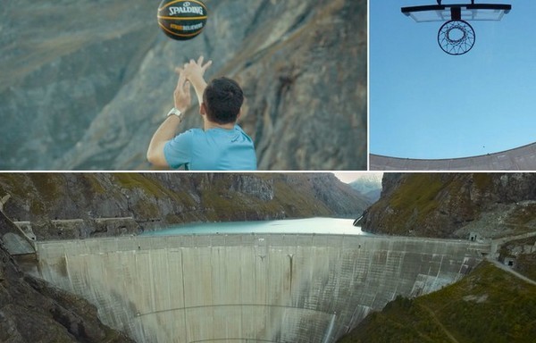 【有片睇】史上最遠距離！高手 180 米高射三分波「穿針」破健力士世界紀錄