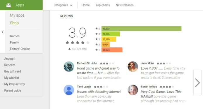 引入新篩選系統   Google Play Store 趕絕刷榜行為