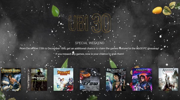最後機會咪錯過！Ubisoft 七款經典遊戲可一次過免費下載
